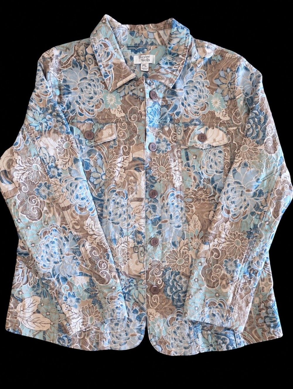 Baxter & Wells Floral Quilted Jacket
